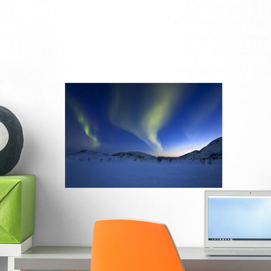Aurora Borealis over Skittendalen Wall Decal