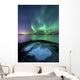 Aurora Borealis over Vagsfjorden Wall Decal