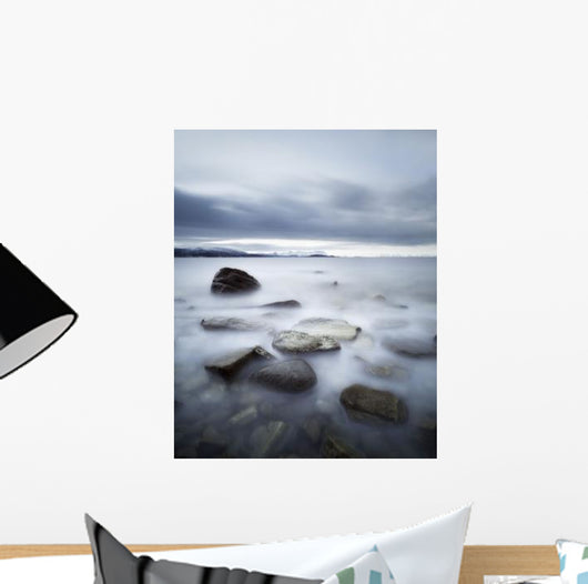Long Exposure Scene Rocks Wall Decal