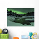 Aurora Borealis over Tennevik Wall Decal Design 3