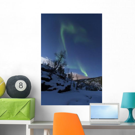 Aurora Borealis over Troms Wall Decal