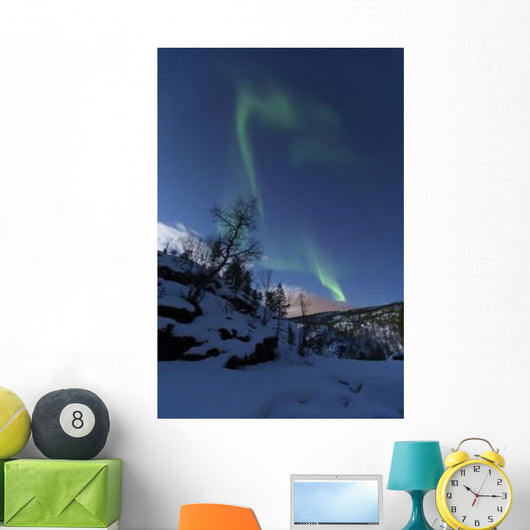 Aurora Borealis over Troms Wall Decal