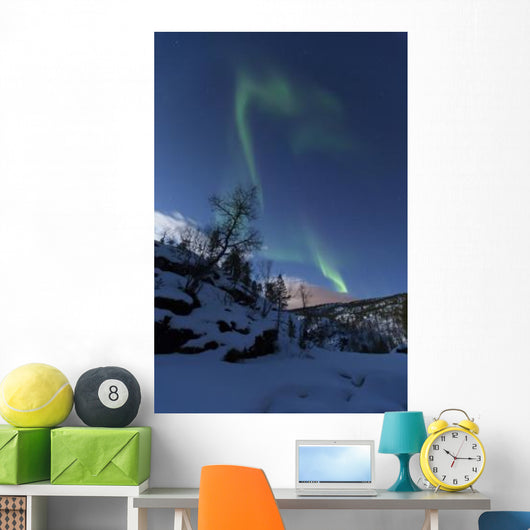 Aurora Borealis over Troms Wall Decal