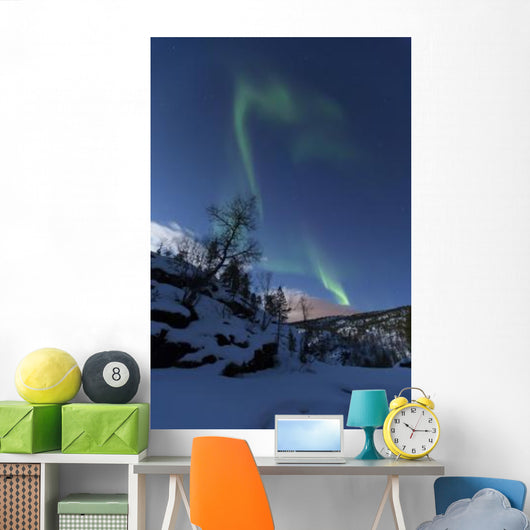 Aurora Borealis over Troms Wall Decal