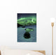 Aurora Borealis over Frozen Wall Decal Design 2