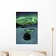 Aurora Borealis over Frozen Wall Decal Design 2