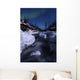 Aurora Borealis over Tennevik Wall Decal Design 2