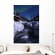 Aurora Borealis over Tennevik Wall Decal Design 2