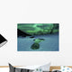 Aurora Borealis over Frozen Wall Decal Design 3
