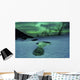 Aurora Borealis over Frozen Wall Decal Design 3