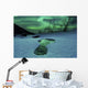 Aurora Borealis over Frozen Wall Decal Design 3