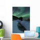 Aurora Borealis over Frozen Wall Decal Design 2