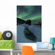 Aurora Borealis over Frozen Wall Decal Design 2