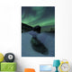 Aurora Borealis over Frozen Wall Decal Design 2