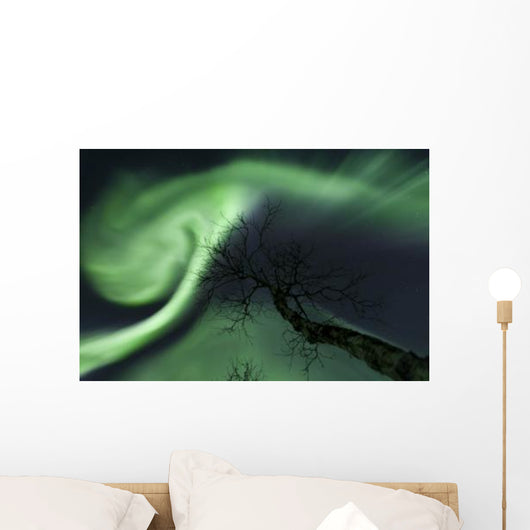 Northern Lights Arctic Wilderness Wall Decal Design 4