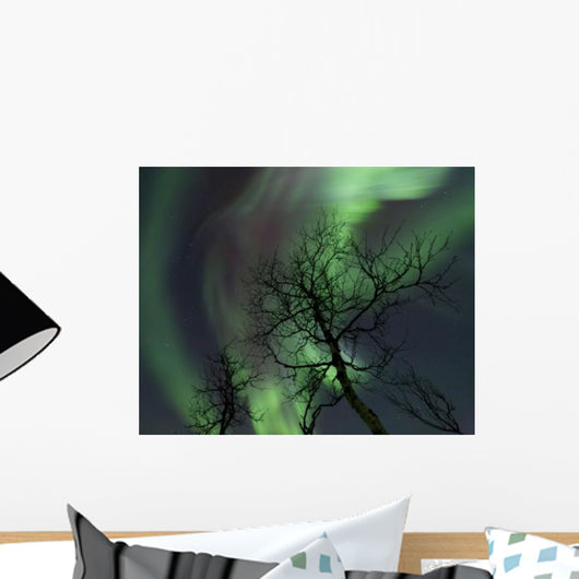 Northern Lights Arctic Wilderness Wall Decal Design 3
