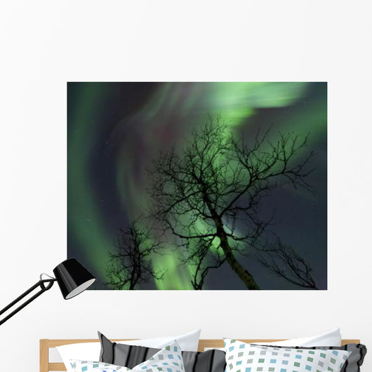Northern Lights Arctic Wilderness Wall Decal Design 3