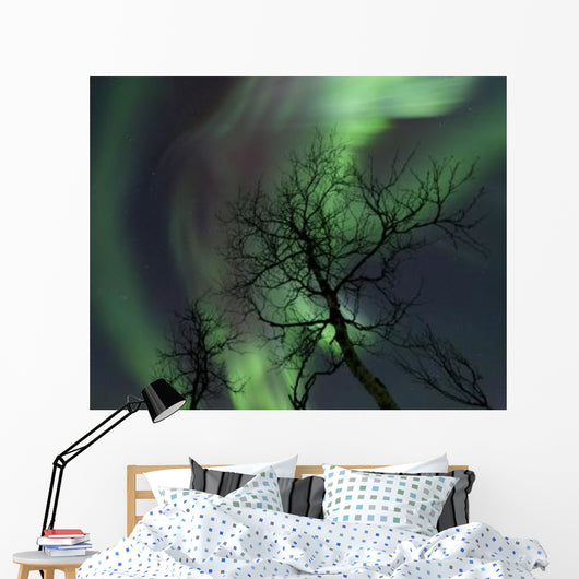 Northern Lights Arctic Wilderness Wall Decal Design 3