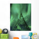 Powerlines and Aurora Borealis Wall Decal Design 2