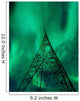 Powerlines and Aurora Borealis Wall Decal Design 2