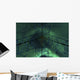 Powerlines and Aurora Borealis Wall Decal Design 1
