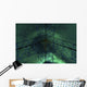 Powerlines and Aurora Borealis Wall Decal Design 1
