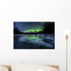 Aurora Borealis over Frozen Wall Decal Design 1