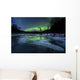 Aurora Borealis over Frozen Wall Decal Design 1
