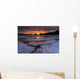 Fiery Sunrise over Lavangsfjord Wall Decal Design 2