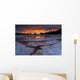 Fiery Sunrise over Lavangsfjord Wall Decal Design 2