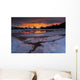 Fiery Sunrise over Lavangsfjord Wall Decal Design 2