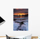 Fiery Sunrise over Lavangsfjord Wall Decal Design 1