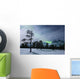 Moonlight and Aurora Borealis Wall Decal Design 2