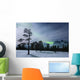 Moonlight and Aurora Borealis Wall Decal Design 2
