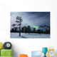 Moonlight and Aurora Borealis Wall Decal Design 2