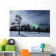 Moonlight and Aurora Borealis Wall Decal Design 2