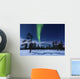 Moonlight and Aurora Borealis Wall Decal Design 1