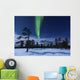 Moonlight and Aurora Borealis Wall Decal Design 1
