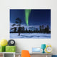 Moonlight and Aurora Borealis Wall Decal Design 1