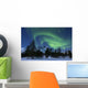 Aurora Borealis over Nova Wall Decal Design 3
