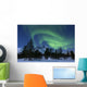 Aurora Borealis over Nova Wall Decal Design 3