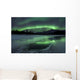 Reflected Aurora over Frozen Wall Decal