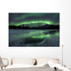 Reflected Aurora over Frozen Wall Decal