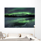 Reflected Aurora over Frozen Wall Decal