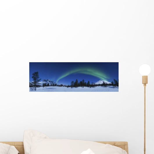 Aurora Borealis over Nova Wall Decal Design 2