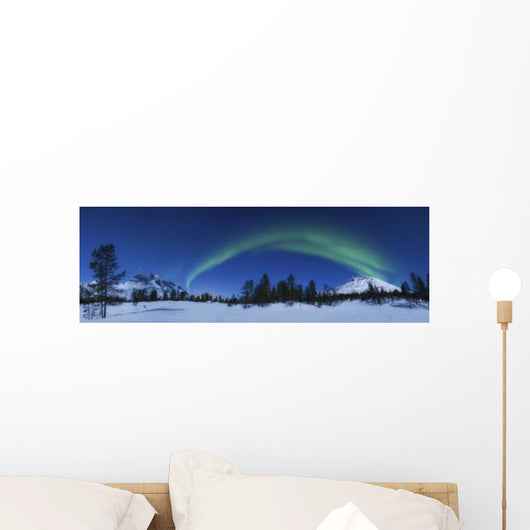 Aurora Borealis over Nova Wall Decal Design 2