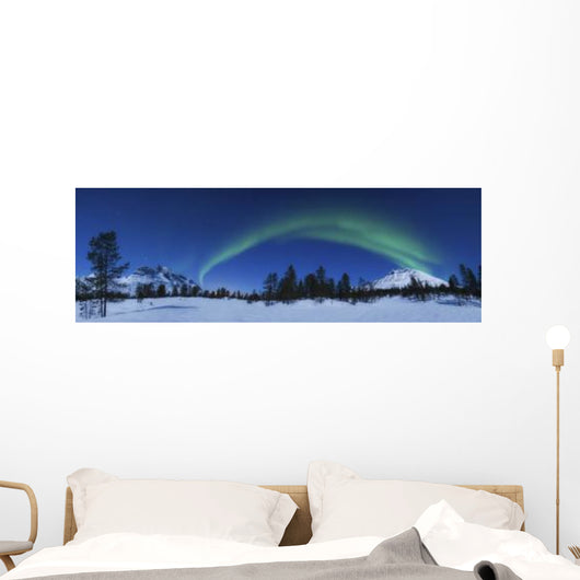 Aurora Borealis over Nova Wall Decal Design 2