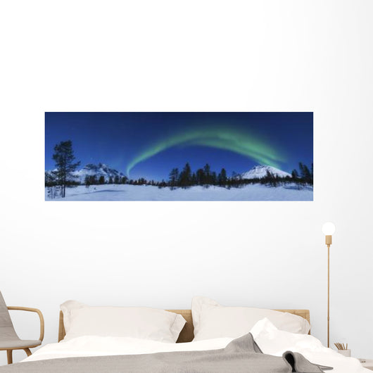 Aurora Borealis over Nova Wall Decal Design 2