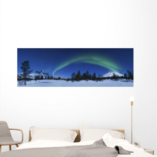 Aurora Borealis over Nova Wall Decal Design 2