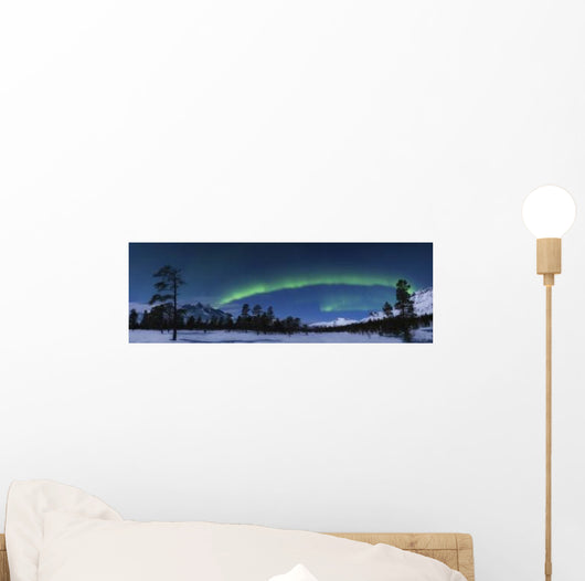 Aurora Borealis over Nova Wall Decal Design 1